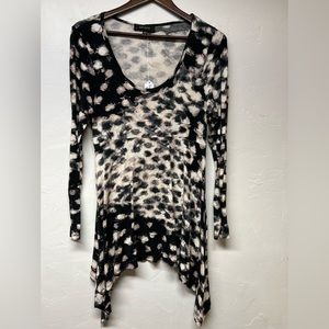 Karen Kane Animal Print Blouse